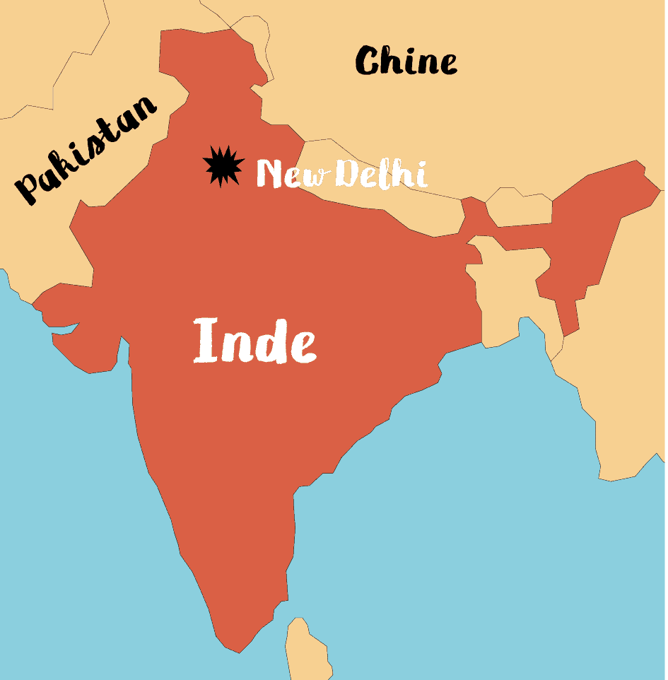 inde map - Violences en Inde