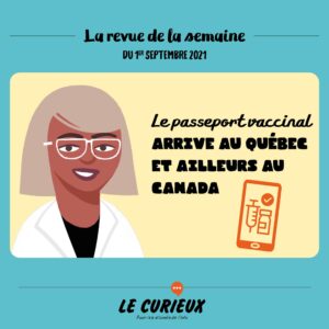 Revue de la semaine - Édition du 1er septembre 2021